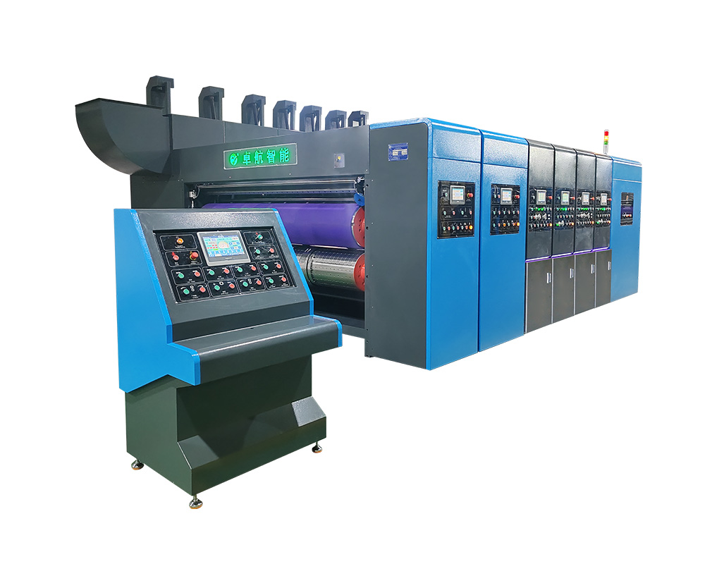 ZH-Q6 Intelligent computer control high-speed full vacuum adsorption water-based printing slotting die-cutting machine